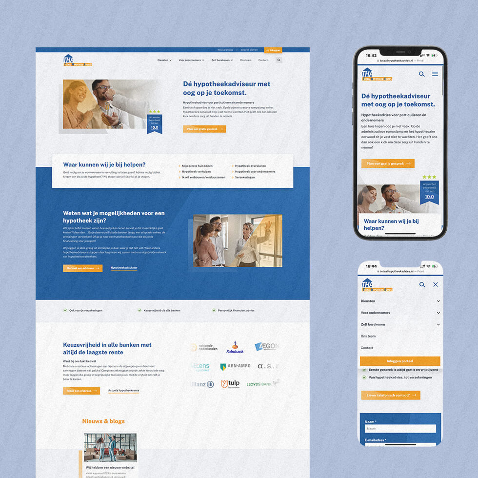 Totaalhypotheekadvies.nl website
