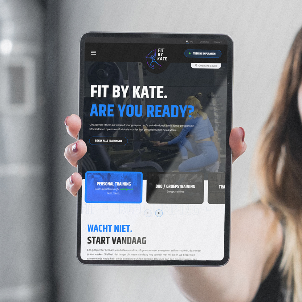 Fitbykate.nl strona internetowa silownia